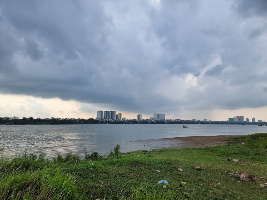 Bãi bồi vườn nhãn Sông Hồng